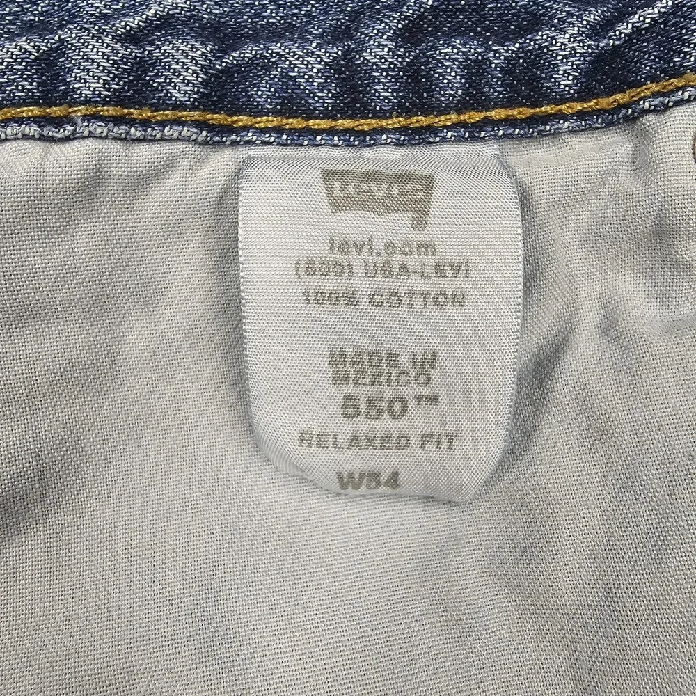 Levi's 550 Relaxed Fit Denim Shorts Men's 54 Light Wash Blue 10